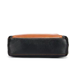épaule en cuir véritable & sac de crossbody