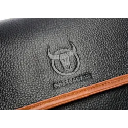 épaule en cuir véritable & sac de crossbody