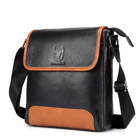 épaule en cuir véritable & sac de crossbody