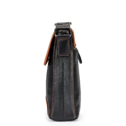épaule en cuir véritable & sac de crossbody