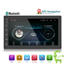 Android 9 - Autoradio DIN-2 - Écran tactile 7'' - GPS - Bluetooth - FM - WIFI -MP3 - Mirrorlink