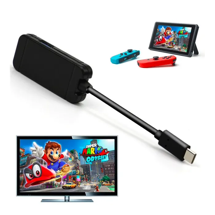 Nintendo Switch USB type C adaptateur chargeur dock USB 3.0 HD TV HDMI transfert de câble