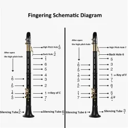 C / F tone mini saxophone
