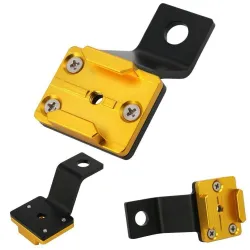 GoPro 6 / 5 / 4 / 3 / 2 / 1 Sj4000 Xiaomi Yi adaptateur porte-aluminium support arrière