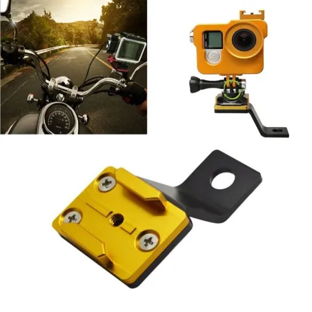 GoPro 6 / 5 / 4 / 3 / 2 / 1 Sj4000 Xiaomi Yi adaptateur porte-aluminium support arrière