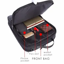 3 mode fonction sac à dos nylon étanche sac à bandoulière