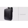 3 mode fonction sac à dos nylon étanche sac à bandoulière