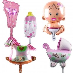 Baby boy & girl foil balloonParty