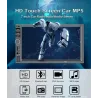 Radio de voiture Bluetooth - Écran tactile LCD 2 - 7''' - lecteur MP3-MP5 - USB - MirrorLink