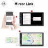 Autoradio Bluetooth - DIN 2 - Écran tactile LCD 7'' pouces - Lecteur MP3-MP5 - USB - MirrorLink