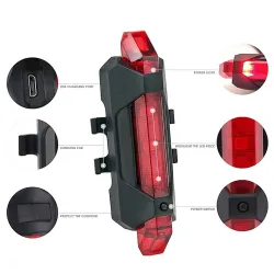 Éclairage de sécurité de vélo rechargeable USB