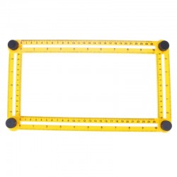 Multi-angle measuring foldable rulerHand tools