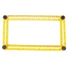 Multi-angle measuring foldable rulerHand tools