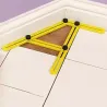 Multi-angle measuring foldable rulerHand tools