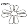 Camping carabiner crochet lock clip aluminium alliage