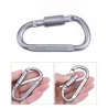 Camping carabiner hook lock clip aluminum alloySurvival tools