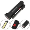 Torche LED COB - rechargeable USB - avec crochet suspendu