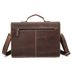 Sac en cuir véritable pour hommes