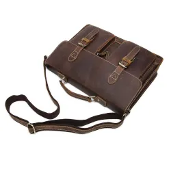 Sac en cuir véritable pour hommes