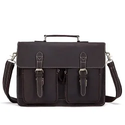 Sac en cuir véritable pour hommes