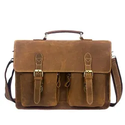 Sac en cuir véritable pour hommes
