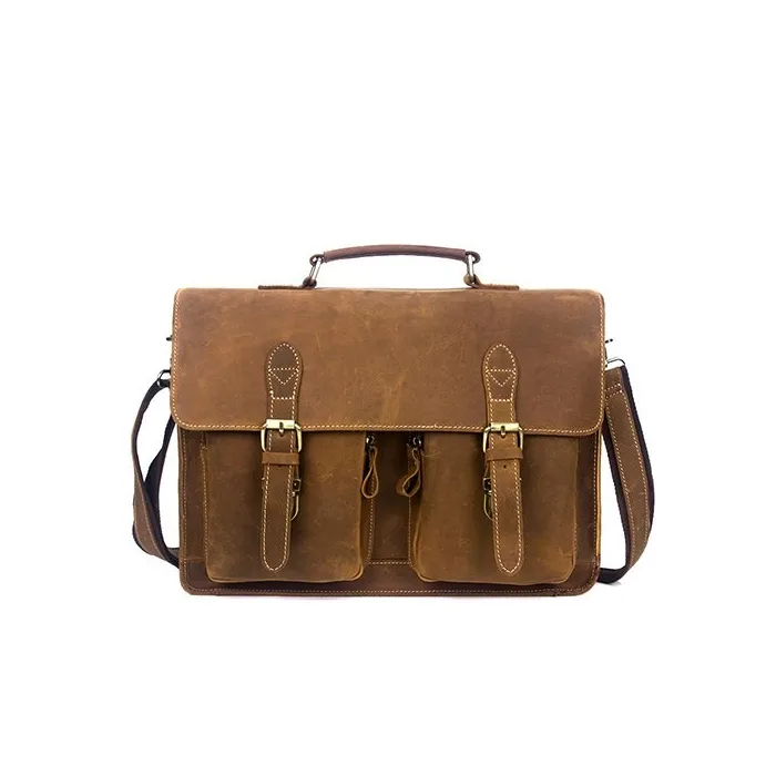 Sac en cuir véritable pour hommes