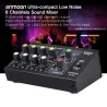 AM-228 console de mixage - ultra-compact - faible bruit - 8 canaux audio mixeur avec adaptateur de puissance