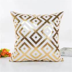 Gold pattern - pillowcase cushion cover 45 * 45cmCushions