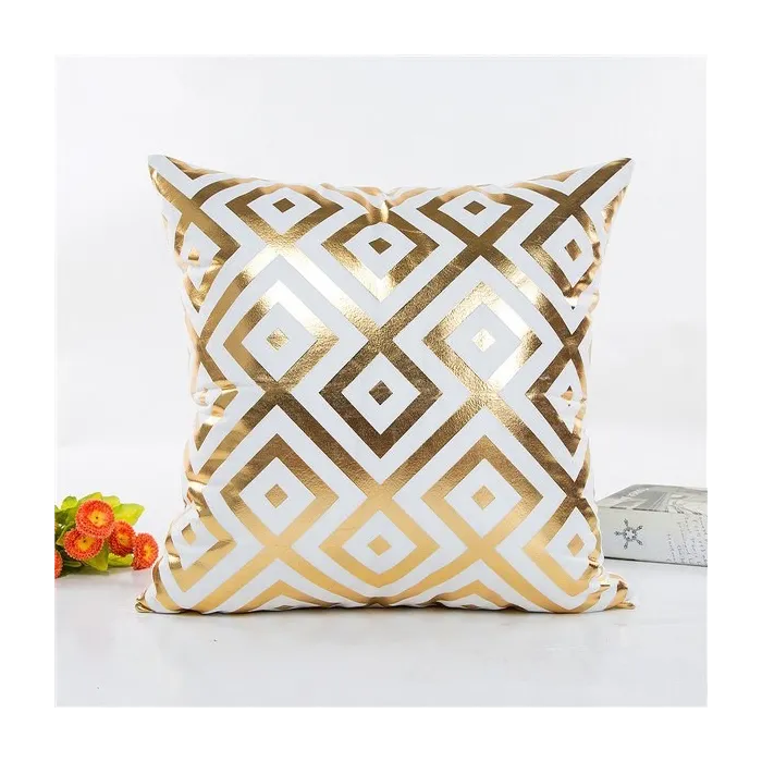 Gold pattern - pillowcase cushion cover 45 * 45cmCushions