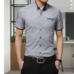 Chemise élégante manches courtes