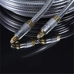 Toslink EMK - premium - câble audio optique numérique - Connecteur en or OD8.0mm Spdif - 1m - 2m - 3m - 5m