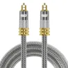 Toslink EMK - premium - câble audio optique numérique - Connecteur en or OD8.0mm Spdif - 1m - 2m - 3m - 5m