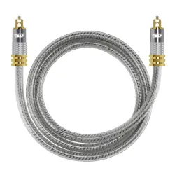 Toslink EMK - premium - câble audio optique numérique - Connecteur en or OD8.0mm Spdif - 1m - 2m - 3m - 5m