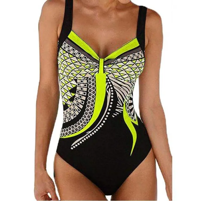 One piece swimsuit with push upBeachwear