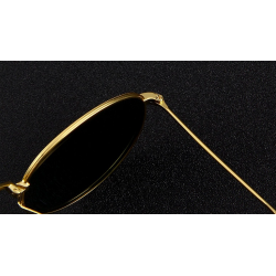 Retro - foldable - oval sunglasses - unisexSunglasses