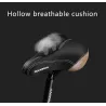 Selle de vélo avec éclairage d'avertissement