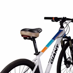 Selle de vélo avec éclairage d'avertissement