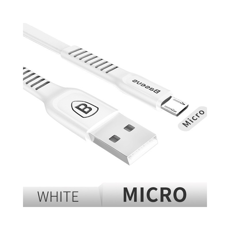 Baseus - charge rapide - câble de données micro USB plat