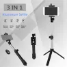 Tripod Bluetooth selfie stick with shutter button for smartphoneSelfie sticks