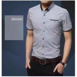 Chemise élégante manches courtes