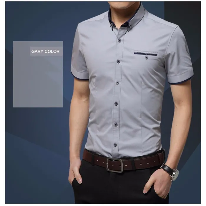 Chemise élégante manches courtes