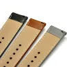 Bracelet en cuir avec boucle noire pour Xiaomi Huami Amazfit Bip