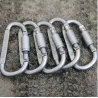 Aluminum carabiner - D type quick hook 6 pcsSurvival tools