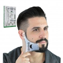Forme de barbe - modèle de rangement de barbe avec peigne