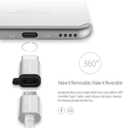 Adaptateur de type C Câble - Micro USB femelle à Type C Homme