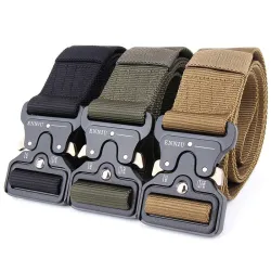 Ceinture en nylon militaire avec boucle automatique