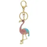 Crystal Flamingo - KeychainKeyrings