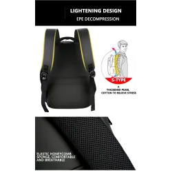 Anti-theft waterproof travel backpack - 15.6" inch Laptop bag with USB chargingBackpacks