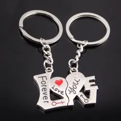 Forever Love You - keychain 2pcsKeyrings