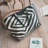 Sac en cuir avec motif zèbre - Set 3 pcs